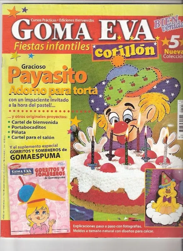 Goma eva cotillon fiestas infantiles - Imagui
