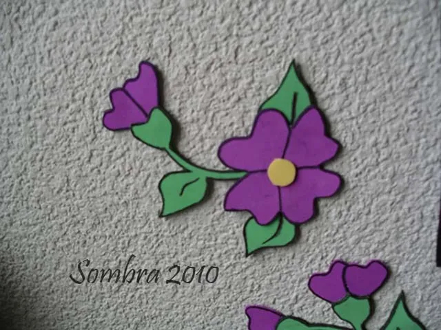 Decoracion en goma eva por Sombra en Manualidades con Foami / Goma ... Decoracion en goma eva por Sombra en Manualidades con Foami / Goma ...