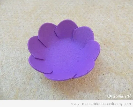 Flores | Manualidades con Foamy | Todo sobre las manualidades de ... Flores | Manualidades con Foamy | Todo sobre las manualidades de ...