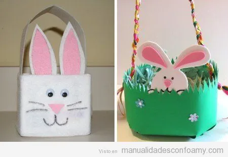 Conejos de pascua EN FOMI - Imagui