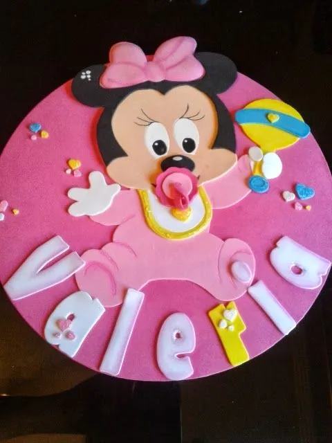 Mis cositas de goma eva: Minnie bebé