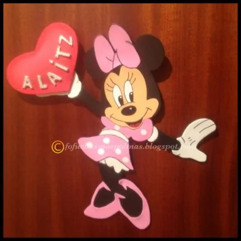 minnie mouse goma eva | facilisimo.com