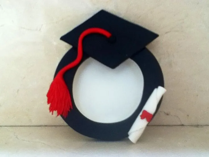 Portaretratos de mazapan de almendra graduacion | PROYECTO EMPRESA ...