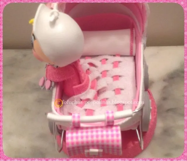 fofuchas-pospolinas: cochecito de bebe en goma eva fofuchas-pospolinas: cochecito de bebe en goma eva