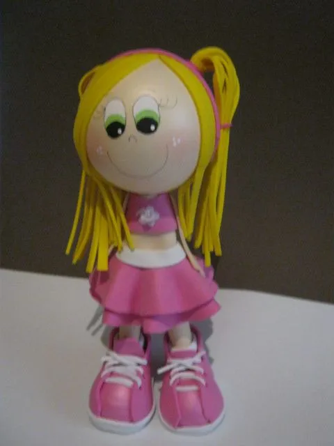 Mis Fofuchas 2013 Artfoamicol: Nueva Fofucha Rosita Rubia+Tenis ... Mis Fofuchas 2013 Artfoamicol: Nueva Fofucha Rosita Rubia+Tenis ...