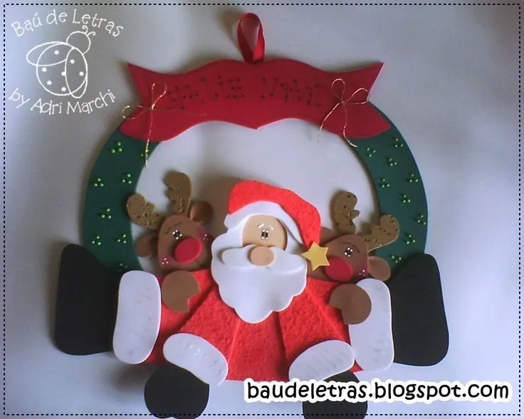 Mas en Goma Eva:manualidades guirnaldas navideñas en foamipatrones ... Mas en Goma Eva:manualidades guirnaldas navideñas en foamipatrones ...