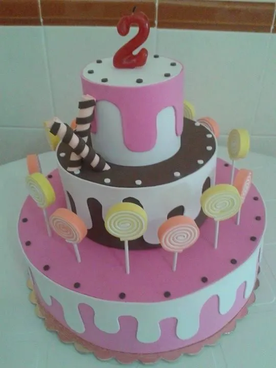 Tarta goma Eva | Manualidades: Goma Eva, Fieltro, etc. | Pinterest Tarta goma Eva | Manualidades: Goma Eva, Fieltro, etc. | Pinterest