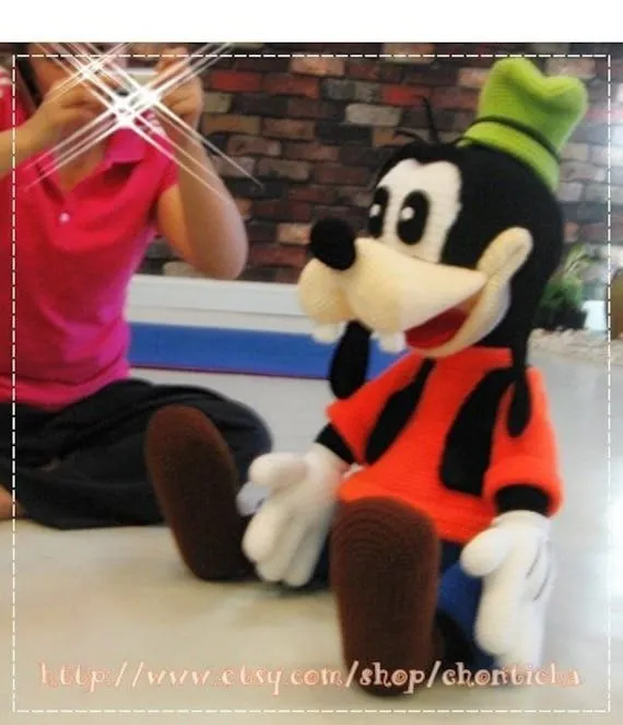 Goofy 40 pulgadas patrón de ganchillo amigurumi PDF por Chonticha Goofy 40 pulgadas patrón de ganchillo amigurumi PDF por Chonticha