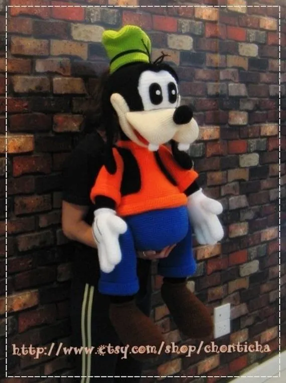 Goofy 40 pulgadas patrón de ganchillo amigurumi PDF por Chonticha Goofy 40 pulgadas patrón de ganchillo amigurumi PDF por Chonticha
