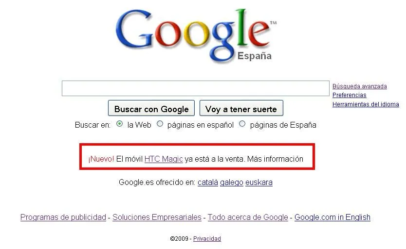 Google anuncia HTC Magic con enlace a Vodafone | Carlos Redondo Google anuncia HTC Magic con enlace a Vodafone | Carlos Redondo