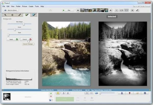 Google Picasa 3.9 adds 27 photo effects, side-by-side editing