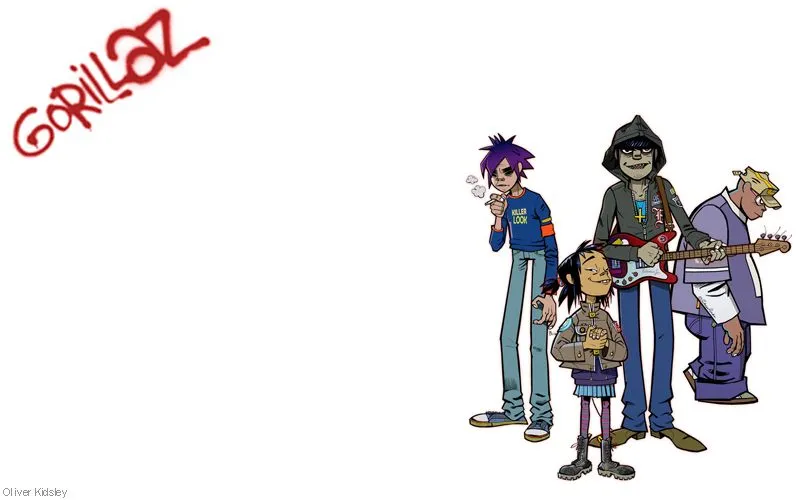 Gorillaz Wallpaper by KidsleyKreations on DeviantArt