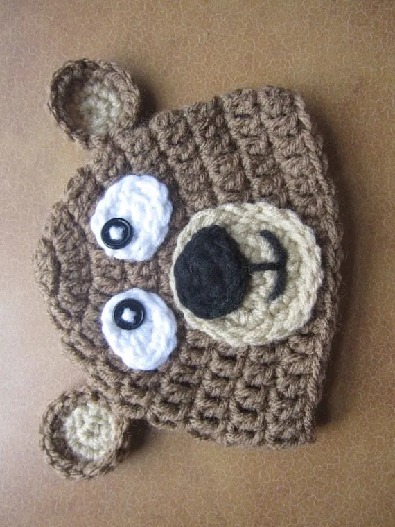Gorra de Oso de crochet por Karohook en Etsy Gorra de Oso de crochet por Karohook en Etsy