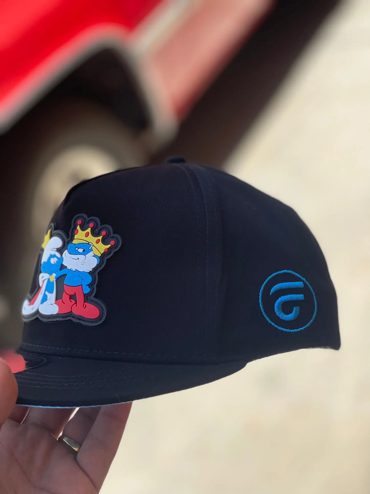 Gorra Pitufos Negra – La Office Hats & More Gorra Pitufos Negra – La Office Hats & More