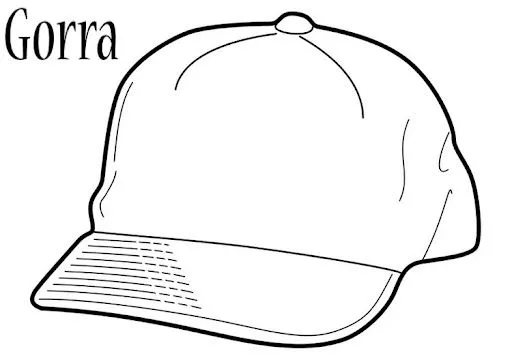 DIBUJOS DE GORRAS PARA COLOREAR | Dibujos para colorear