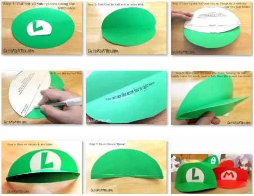 gorra visera de mario bros y luigi | original | Pinterest | Mario ...