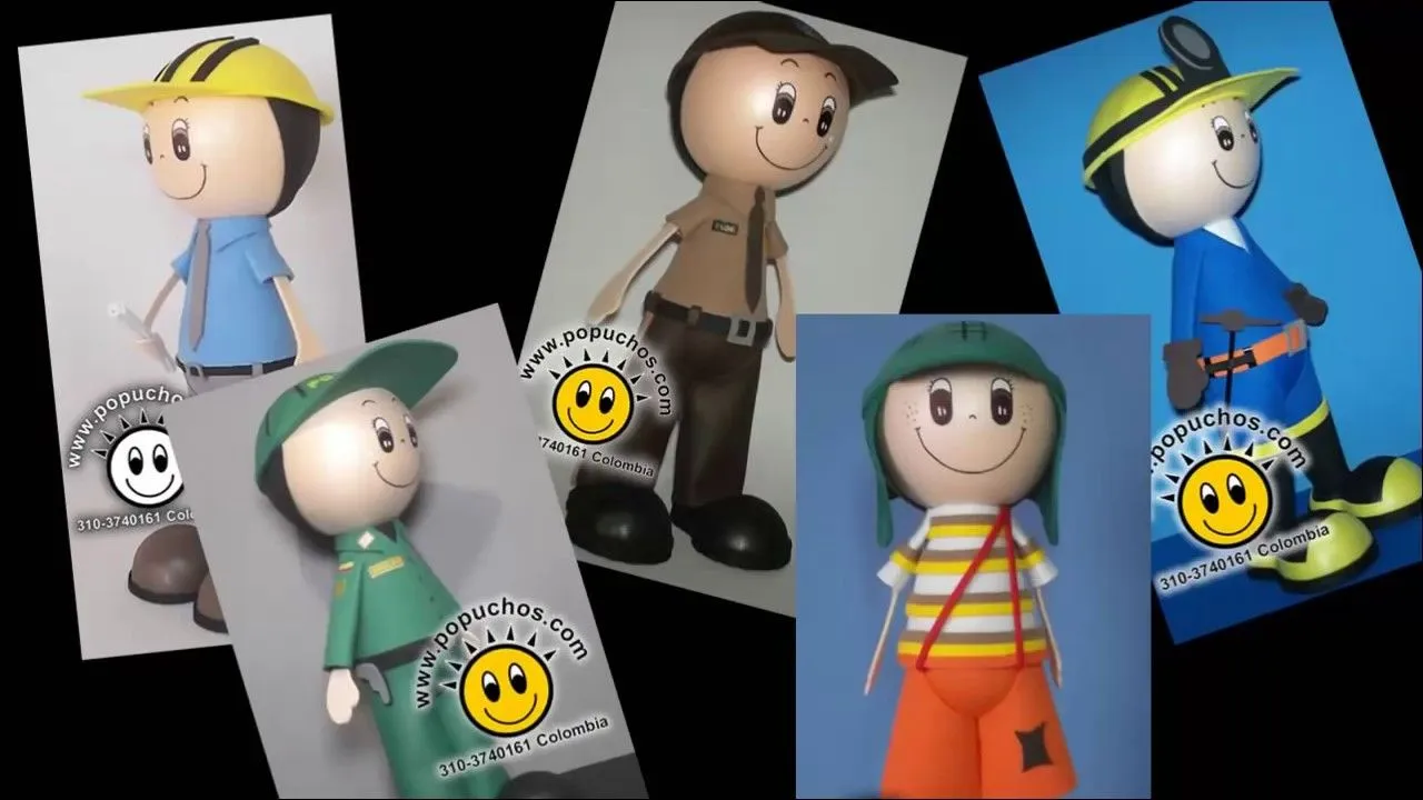 Gorras y cascos para fofuchas en foami goma eva para ingeniero chavo del ocho policia deportista y + - YouTube Gorras y cascos para fofuchas en foami goma eva para ingeniero chavo del ocho policia deportista y + - YouTube