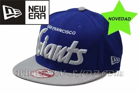 Ver Gorras Giants | Comprar Gorras Snapback | Muchos modelos