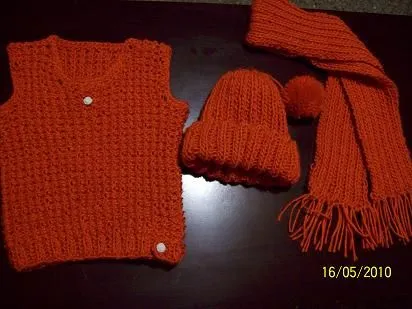 Gorro – bufanda y chaleco para bebé | Curso de tejido Gorro – bufanda y chaleco para bebé | Curso de tejido