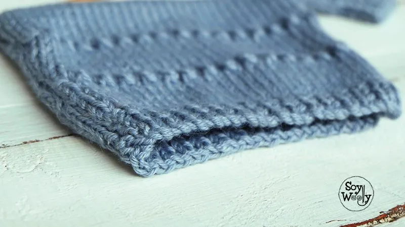 Gorrito de bebe para principiantes tejido dos agujas | Soy Woolly Gorrito de bebe para principiantes tejido dos agujas | Soy Woolly