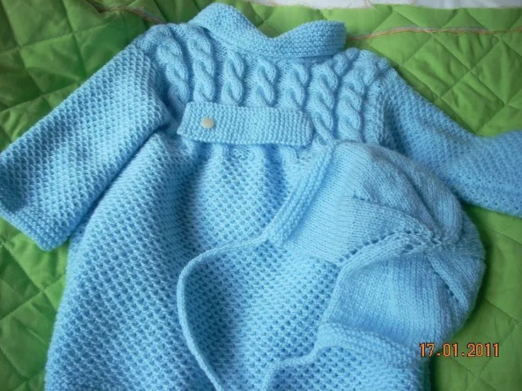 gorrito tejido dos agujas bebe (2) | Aprender manualidades es ...