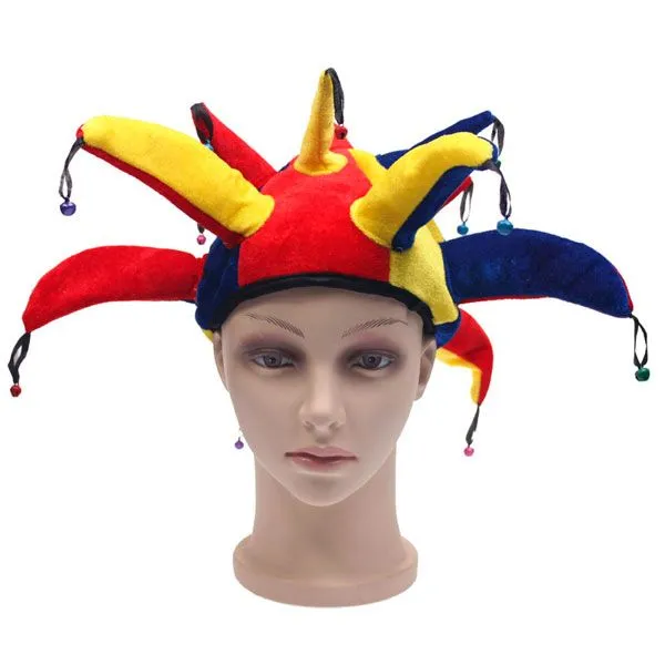 Gorro Arlequin Sombrero Bufon Disfraz Payaso Multicolor 13 Puntas Gorro Arlequin Sombrero Bufon Disfraz Payaso Multicolor 13 Puntas