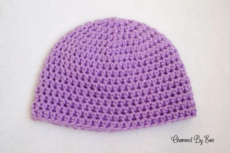 Gorro basico crochet - Imagui