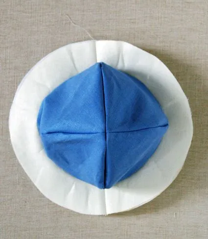 Molde gorro de bebé en tela - Imagui