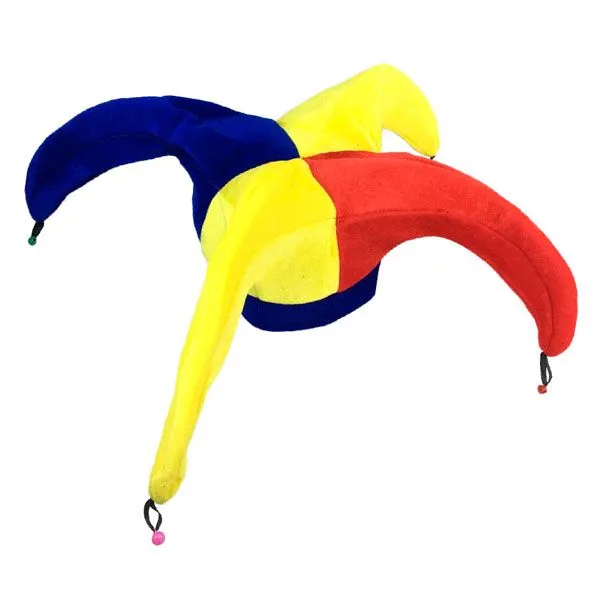 Gorro Bufon Arlequin Payaso 4 Puntas Cascabel Disfraz Halloween Gorro Bufon Arlequin Payaso 4 Puntas Cascabel Disfraz Halloween