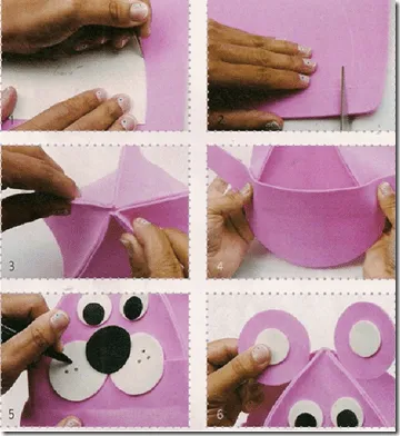 gorro con cachorrito de perro para hacer en Goma Eva | Máscaras de ... gorro con cachorrito de perro para hacer en Goma Eva | Máscaras de ...