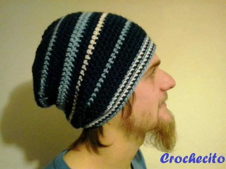 Gorro caído para mujer | Crochet gorros | Pinterest Gorro caído para mujer | Crochet gorros | Pinterest