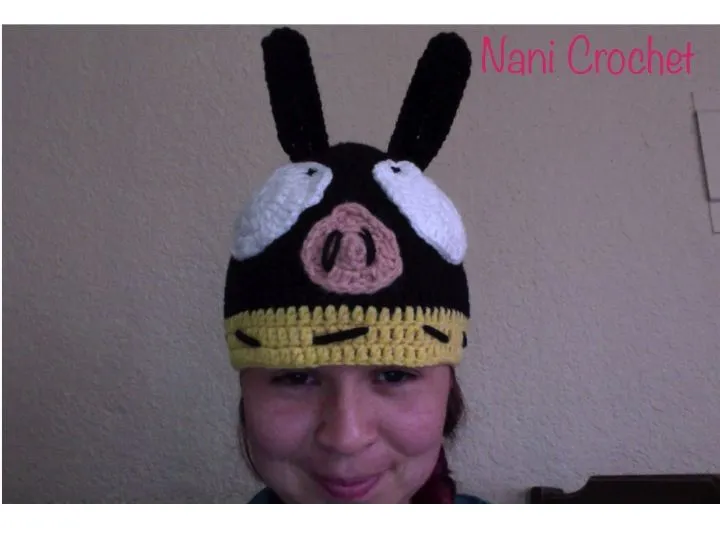 gorro de caricatura Pechan! | crochet | Pinterest