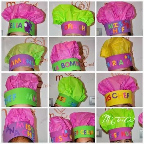Gorro de chef en foami paso a paso - Imagui Gorro de chef en foami paso a paso - Imagui