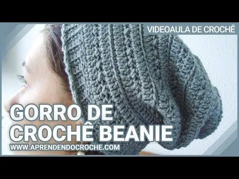 Gorro de Crochê Beanie - Aprendendo Crochê - YouTube Gorro de Crochê Beanie - Aprendendo Crochê - YouTube