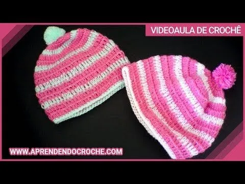 Gorro de Croche para Bebê Amoreco - Aprendendo Crochê - YouTube Gorro de Croche para Bebê Amoreco - Aprendendo Crochê - YouTube