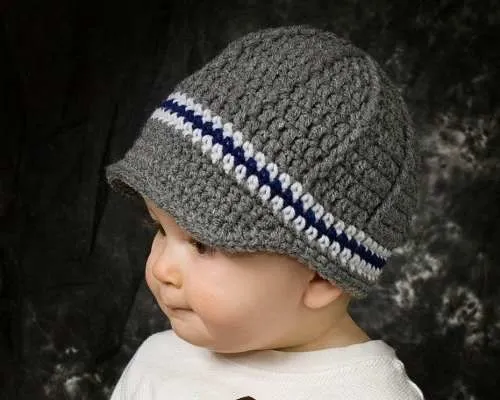 Gorro para niños al crochet - Imagui