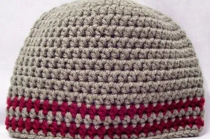 Patrones de gorro a crochet para hombre - Imagui