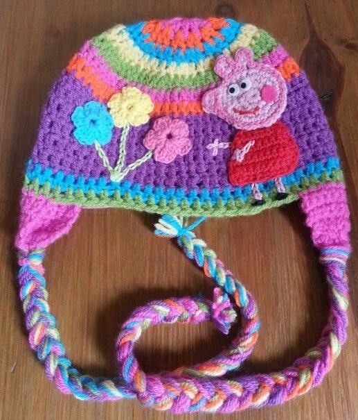 Gorro crochet pepa pigg | TEJIDO | Pinterest | Crochet ...