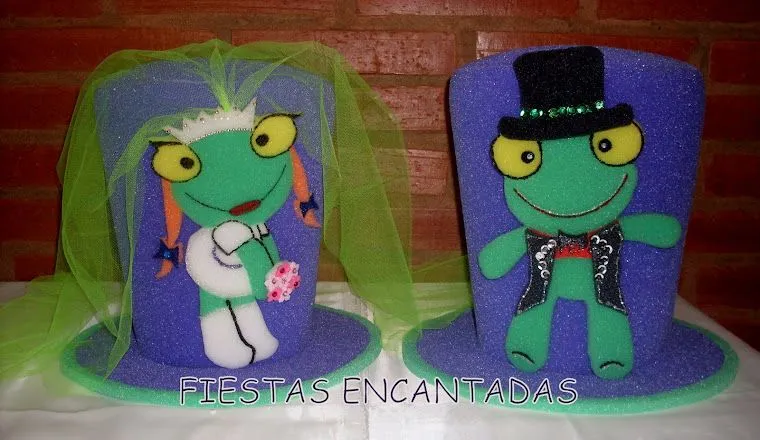 Gorro para cumpleaños del sapo pepe en goma eva - Imagui