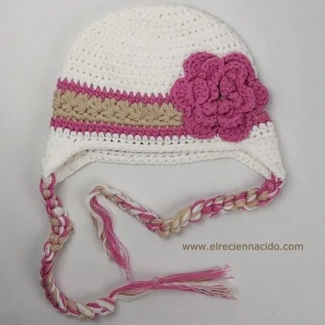 Gorro cup cake crochet para bebé niña Divertido gorrito para bebé ...