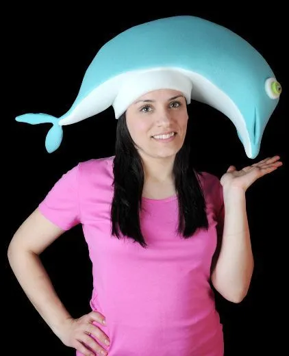 Gorro de delfin en foami - Imagui