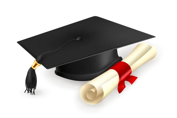 Gorro de graduación y diploma, vector — Vector stock © natis76 ... Gorro de graduación y diploma, vector — Vector stock © natis76 ...