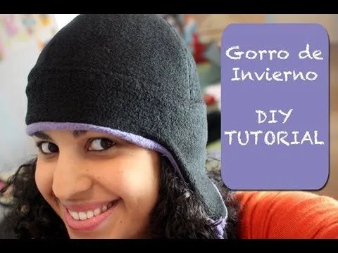 Como hacer un gorro de invierno- Polar/Fleece - YouTube Como hacer un gorro de invierno- Polar/Fleece - YouTube