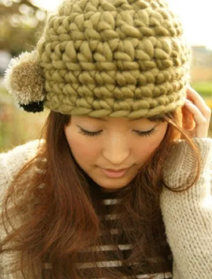 gorro con lana gruesa con patrón japo!! | Gorros y sombreros ... gorro con lana gruesa con patrón japo!! | Gorros y sombreros ...