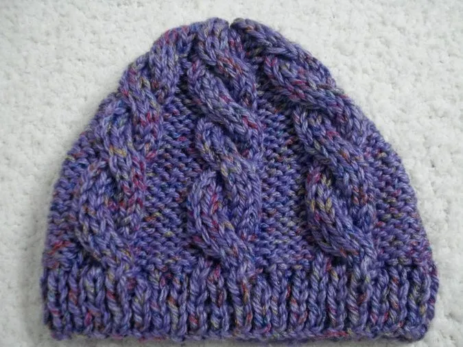 Gorro de lana tejido a dos agujas | arreglos para navidad | Pinterest