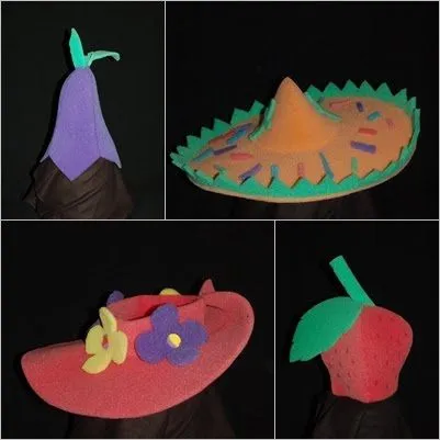 El Gorro Loco: GORROS DE GOMA ESPUMA