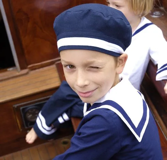 Gorro de marinero AHOI CAP para niños y bebés en por BENDITZ Gorro de marinero AHOI CAP para niños y bebés en por BENDITZ