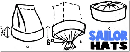 gorro de marinero hecho con bolsa de papel | Trato o truco gorro de marinero hecho con bolsa de papel | Trato o truco