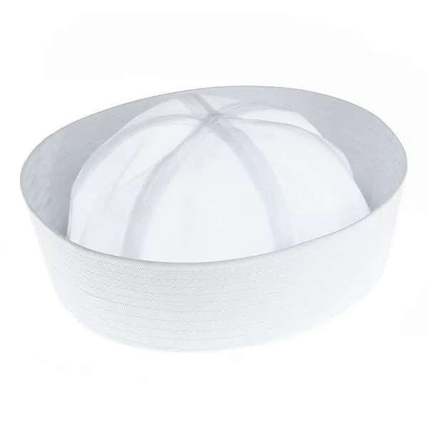 Gorro de Marino Marinero Blanco Algodon Disfraz Fiesta Carnaval Gorro de Marino Marinero Blanco Algodon Disfraz Fiesta Carnaval