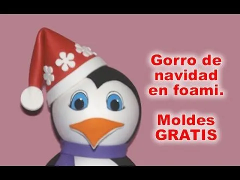 Gorro navideño en foami para muñecas fofuchas de felpa o peluche ... Gorro navideño en foami para muñecas fofuchas de felpa o peluche ...